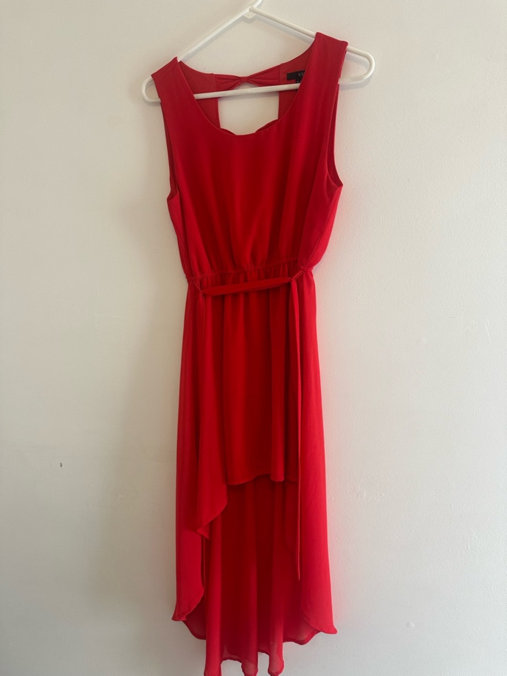 Forever 21 Red Sleeveless High-Low Dress